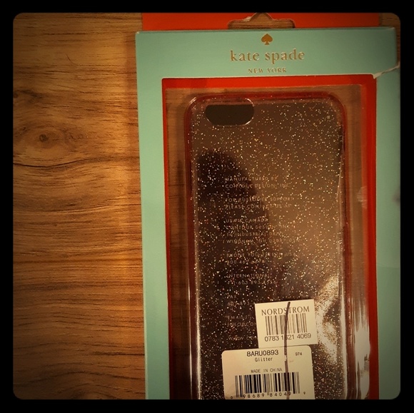 New Kate Spade Snap On Glitter iPhone 6 Case. - Picture 2 of 5